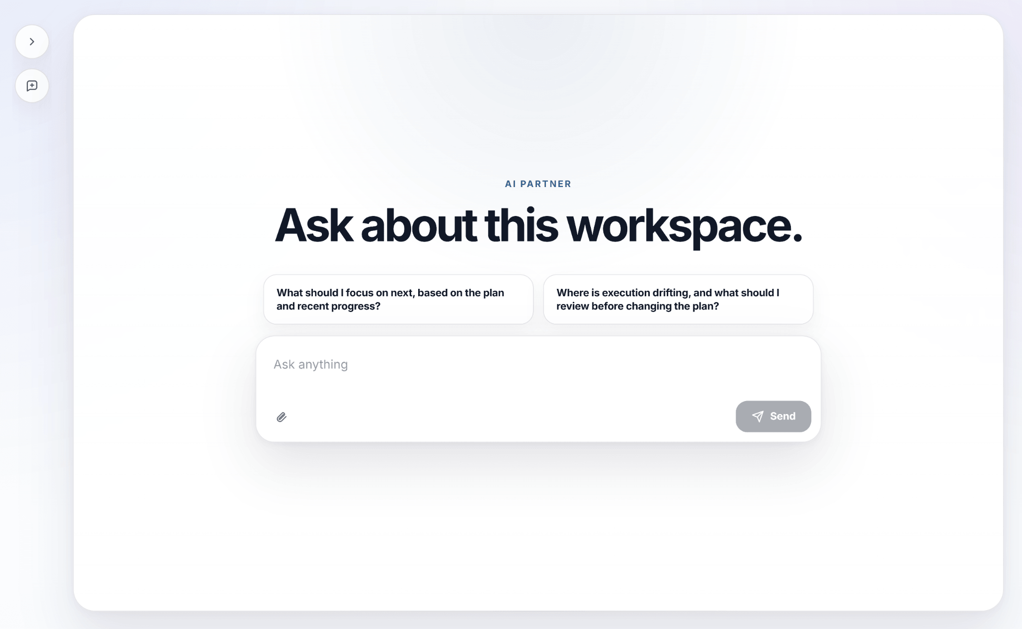 Aimspace AI Partner workspace preview