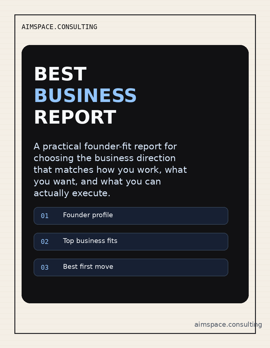 Best Business Report preview
